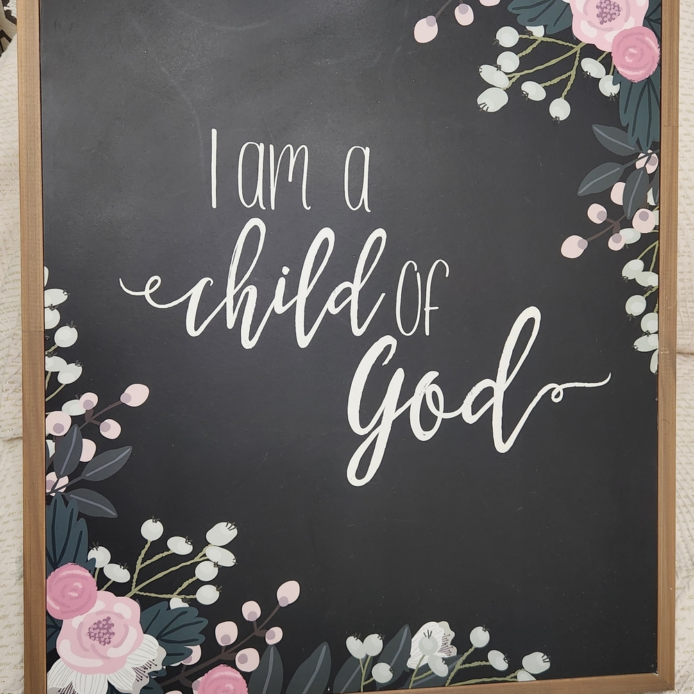 Hobby Lobby Black and Pink Floral Wall Art